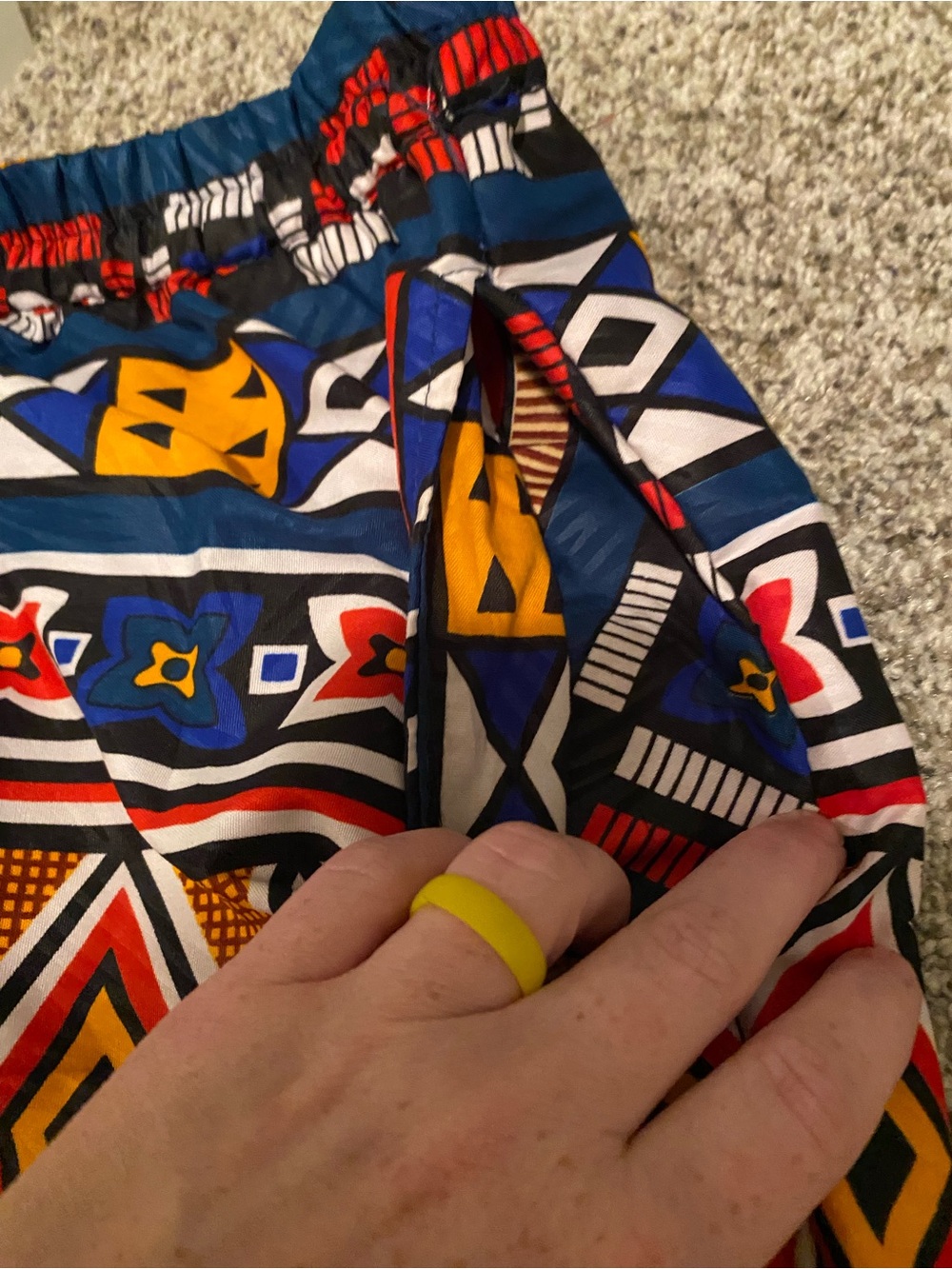 Lapoogee Geometric & Multi-Color Pattern Matching Set Size 3XL - Picture 6 of 12